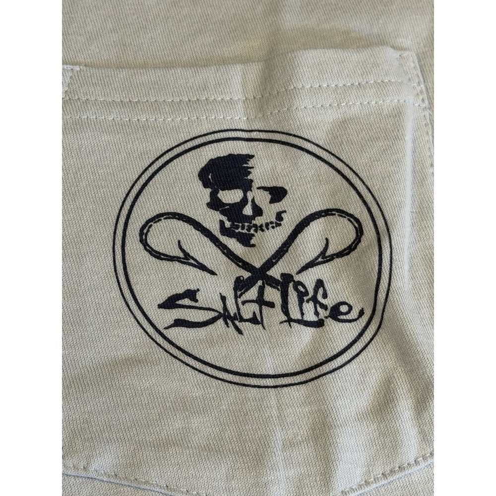 SALT LIFE T-shirts, Sizes Small Brand New Skulls And Poles - Picture 4 of 6